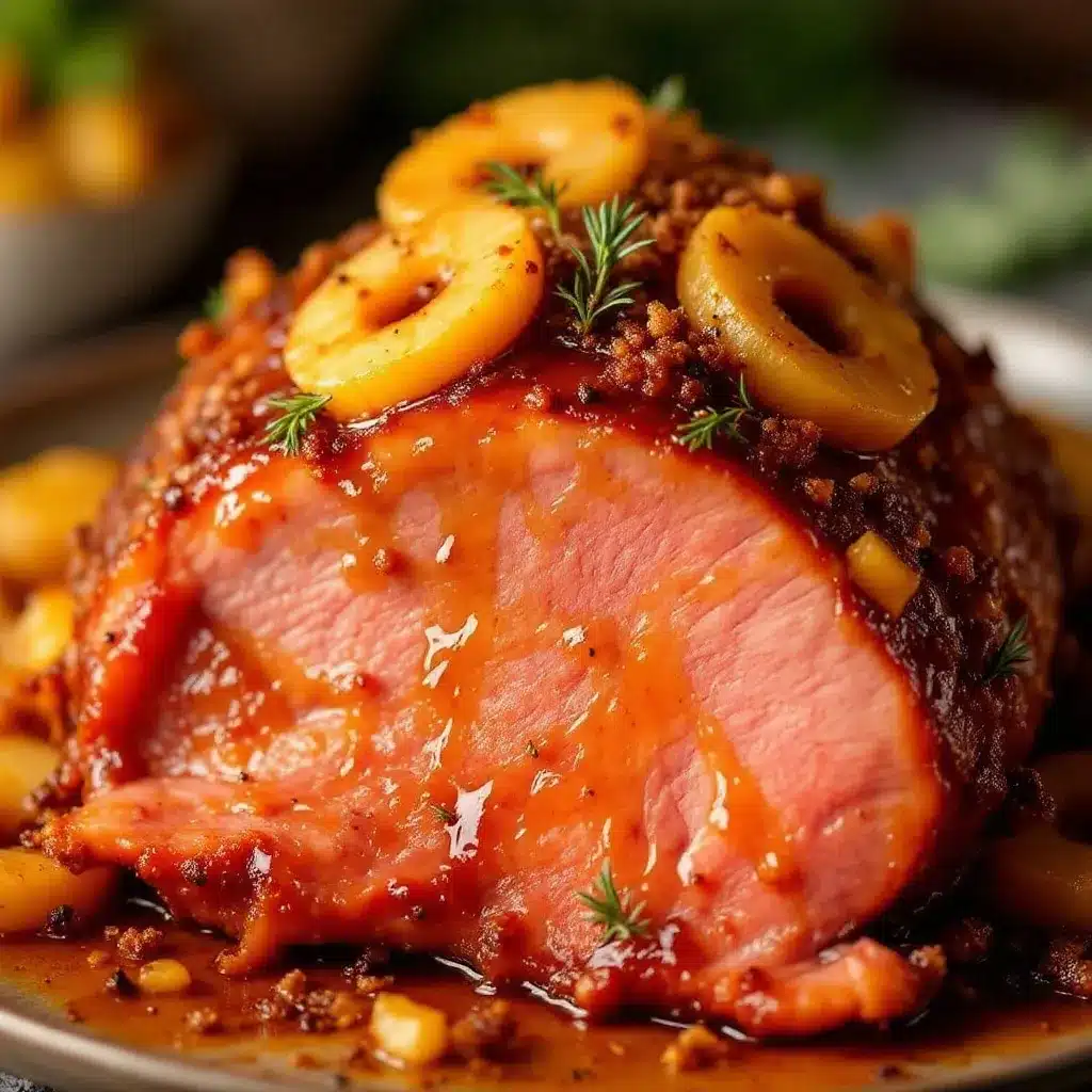 honey glazed ham preparation steps