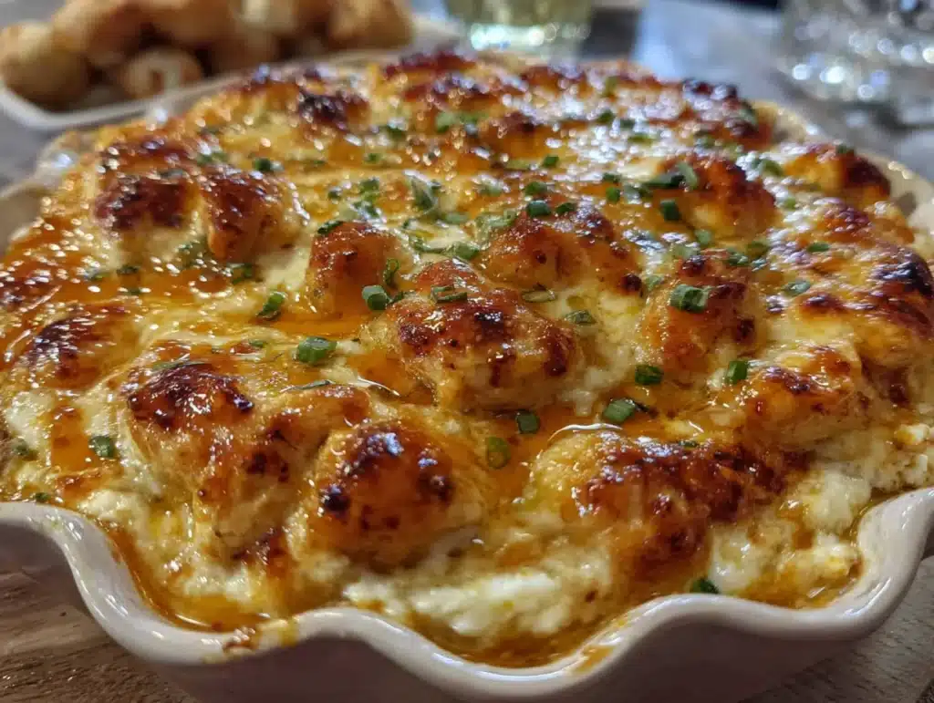 loaded buffalo chicken dip - featured image