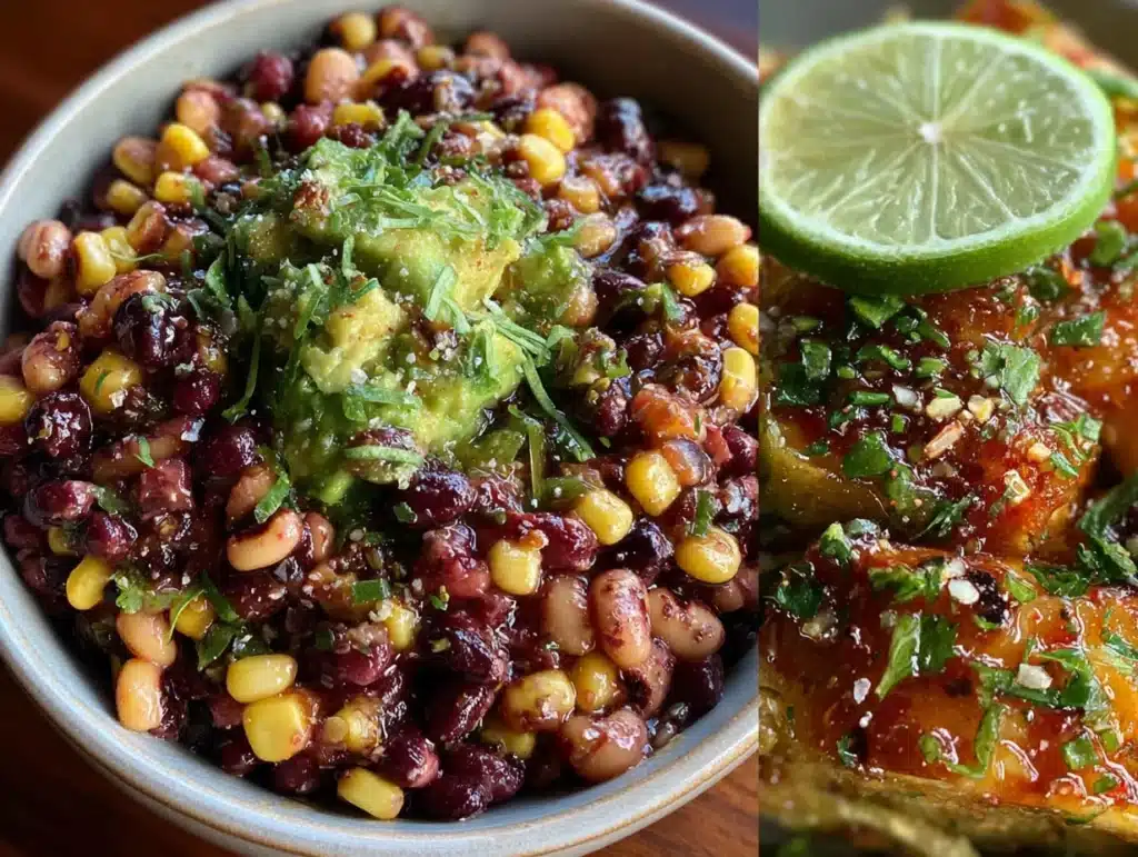 loaded cowboy caviar with lime vinaigrette - featured image