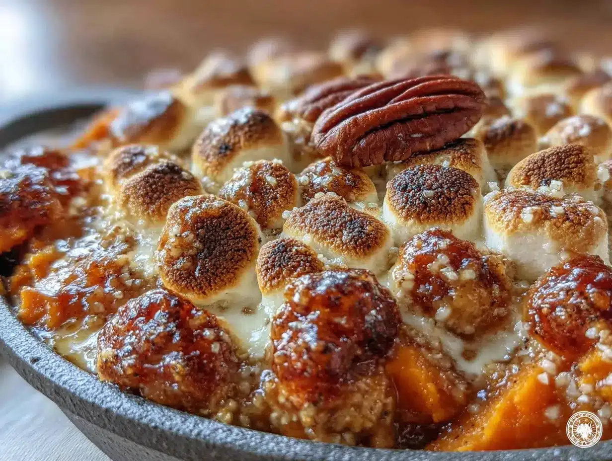maple bourbon sweet potato casserole preparation steps
