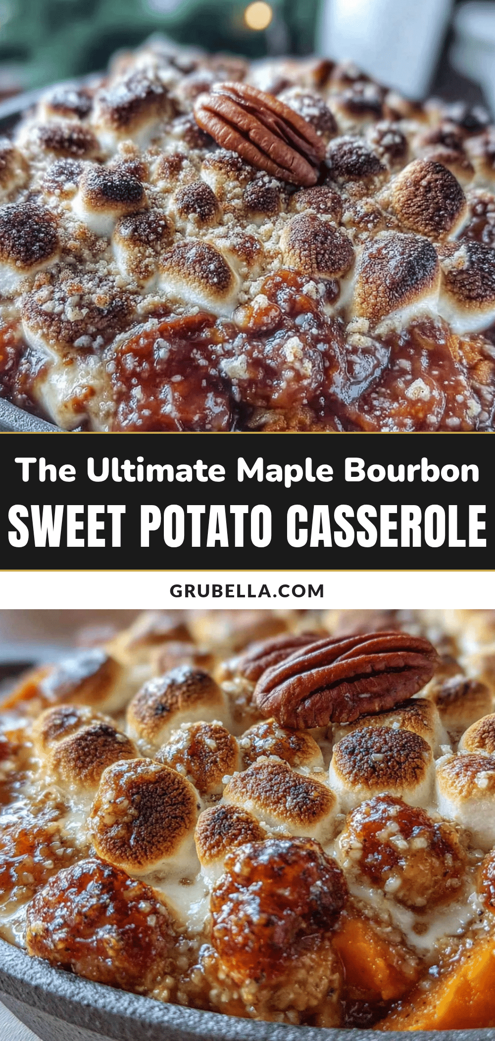 maple bourbon sweet potato casserole recipe