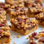 maple pecan pie bars - featured image