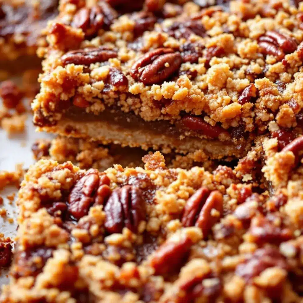 maple pecan pie bars preparation steps