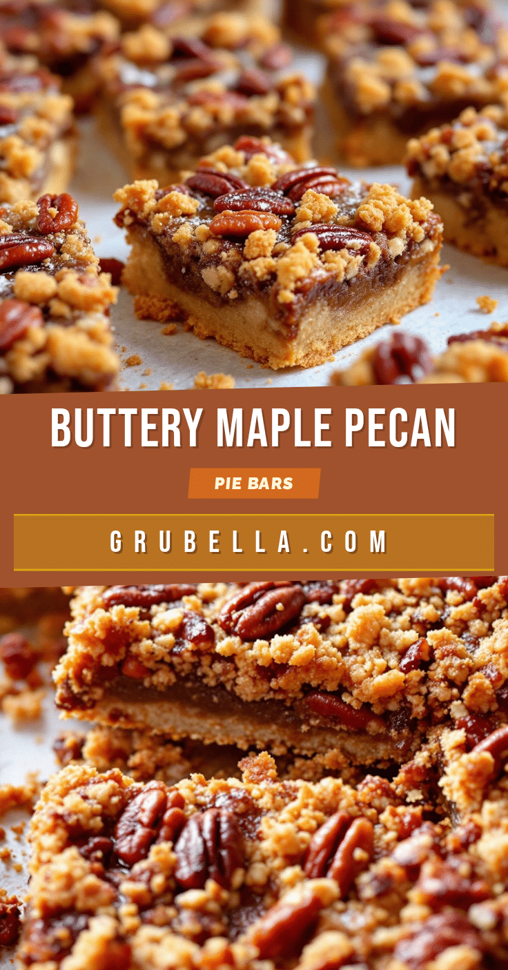 maple pecan pie bars recipe