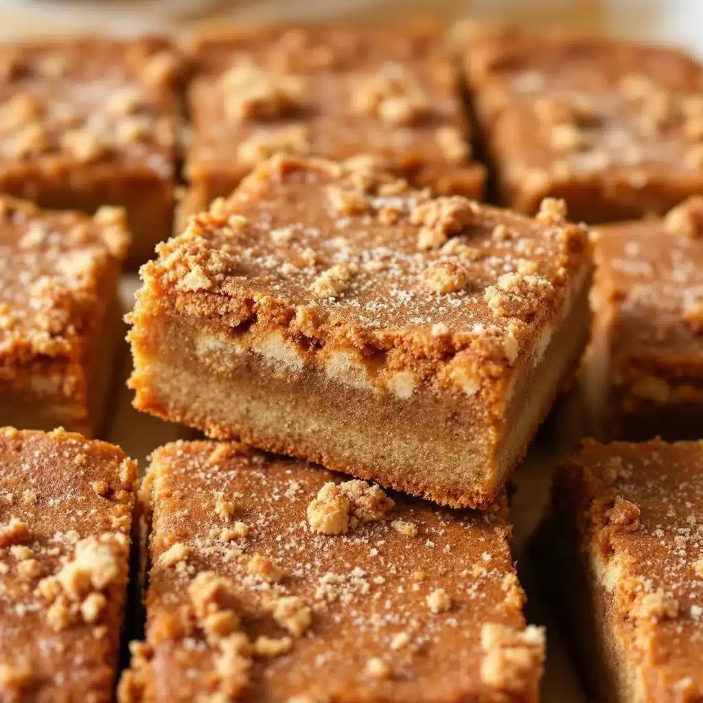 maple pumpkin pie spice snickerdoodle bars - featured image