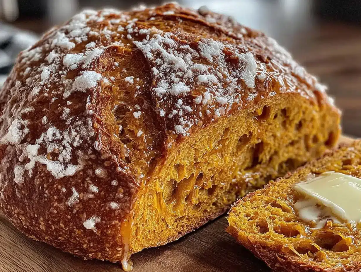 Maple Pumpkin Sourdough Discard Bread preparation steps