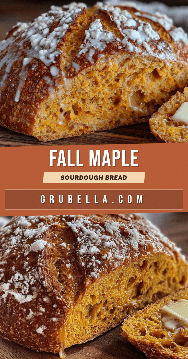Maple Pumpkin Sourdough Discard Bread recipe