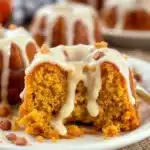 mini pumpkin bundt cakes - featured image