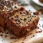 Moist Double Chocolate Chip Zucchini Bread - featured image
