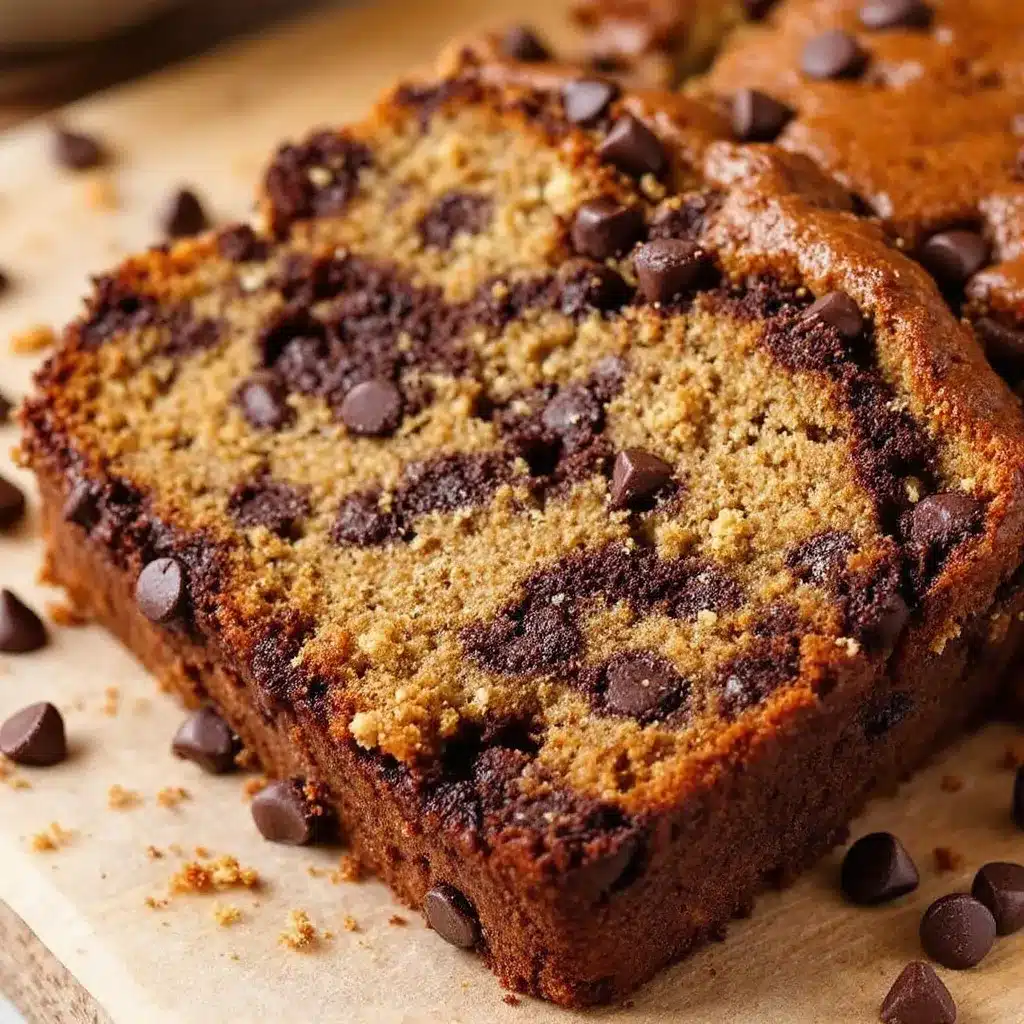Moist Double Chocolate Chip Zucchini Bread preparation steps