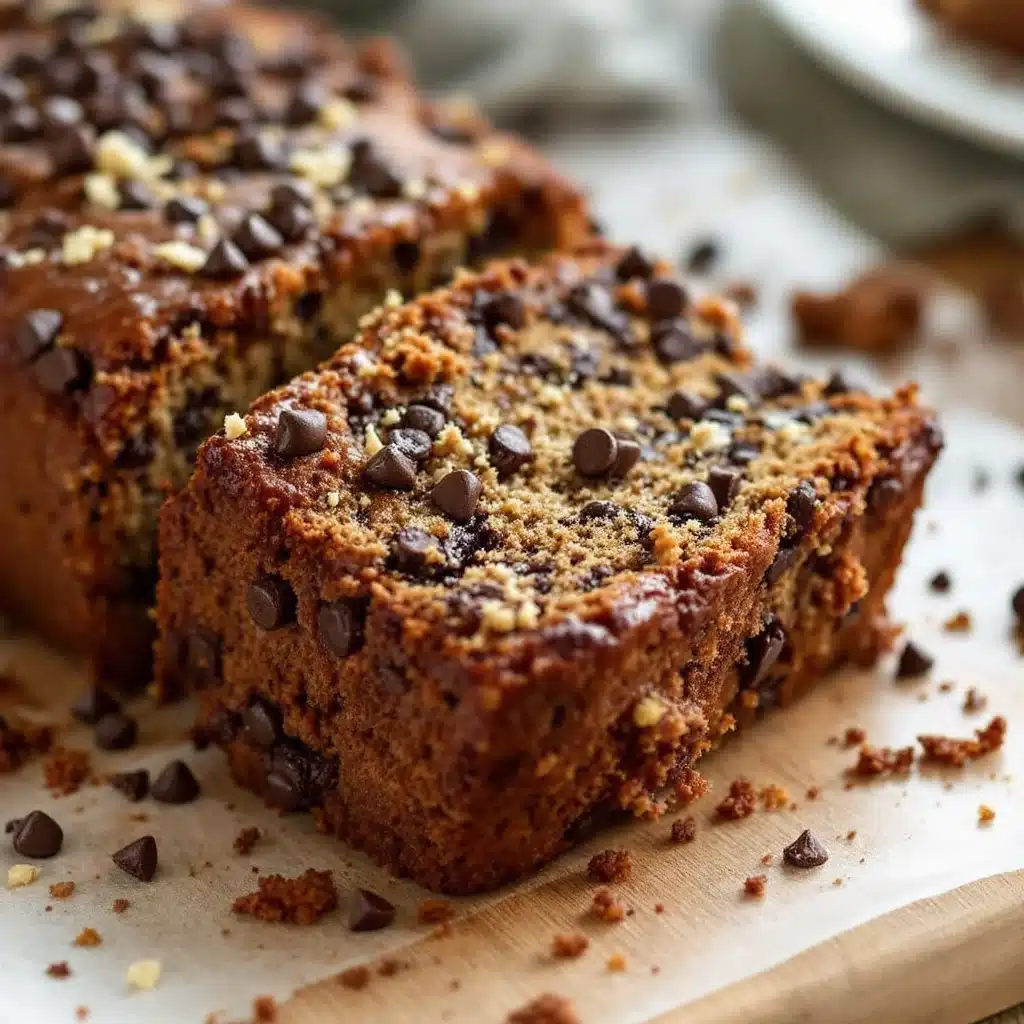 Moist Double Chocolate Chip Zucchini Bread - featured image