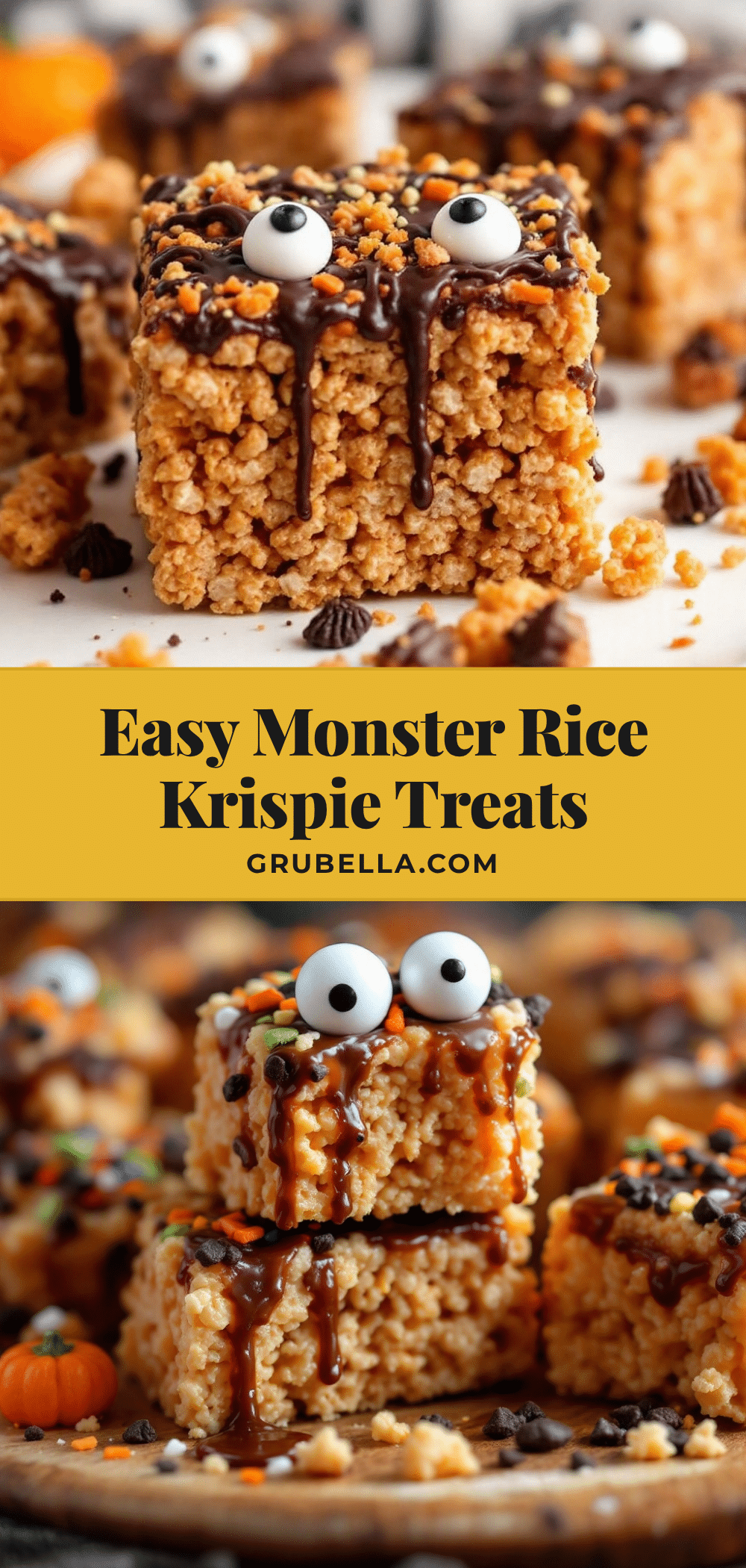 monster rice krispie treats recipe