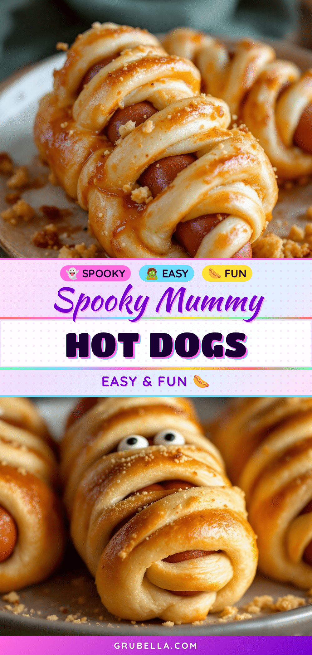 mummy hot dogs with crescent roll dough recipe