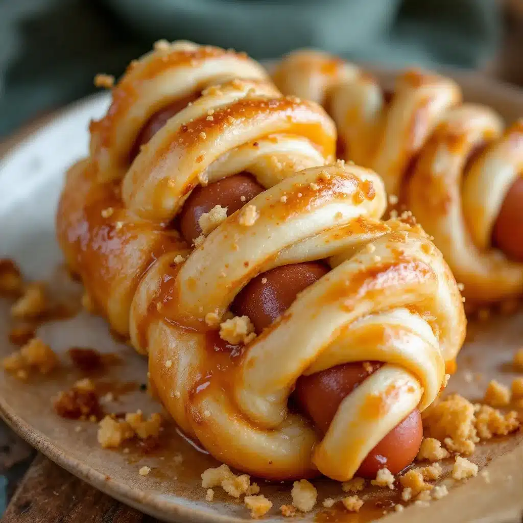 mummy hot dogs with crescent roll dough - featured image