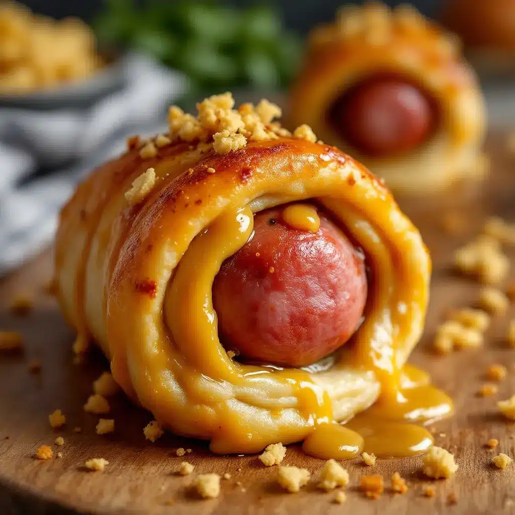 mummy pigs in a blanket preparation steps