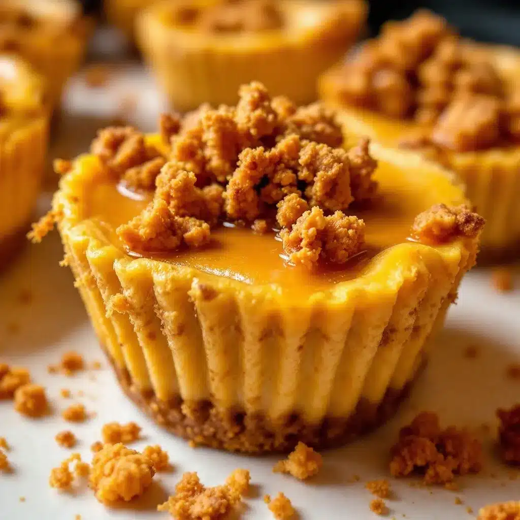 no-bake mini pumpkin cheesecake cups preparation steps