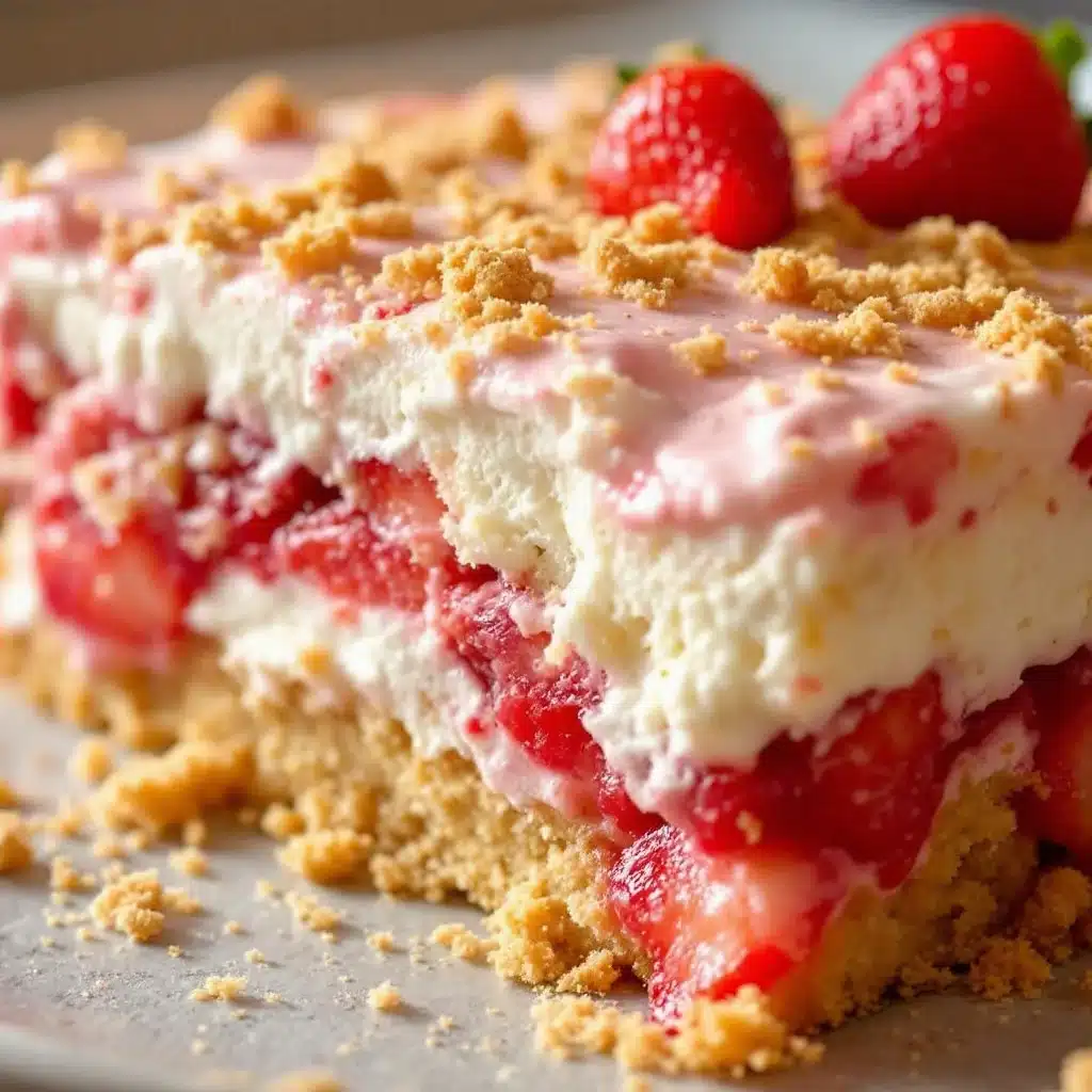no-bake strawberry shortcake icebox cake - featured image