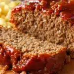 one bowl meatloaf with brown sugar glaze - featured image