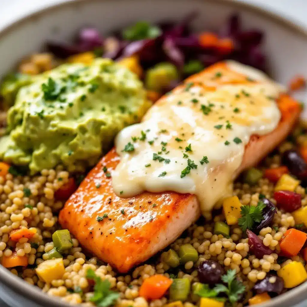 one-pan lemon garlic butter salmon - featured image