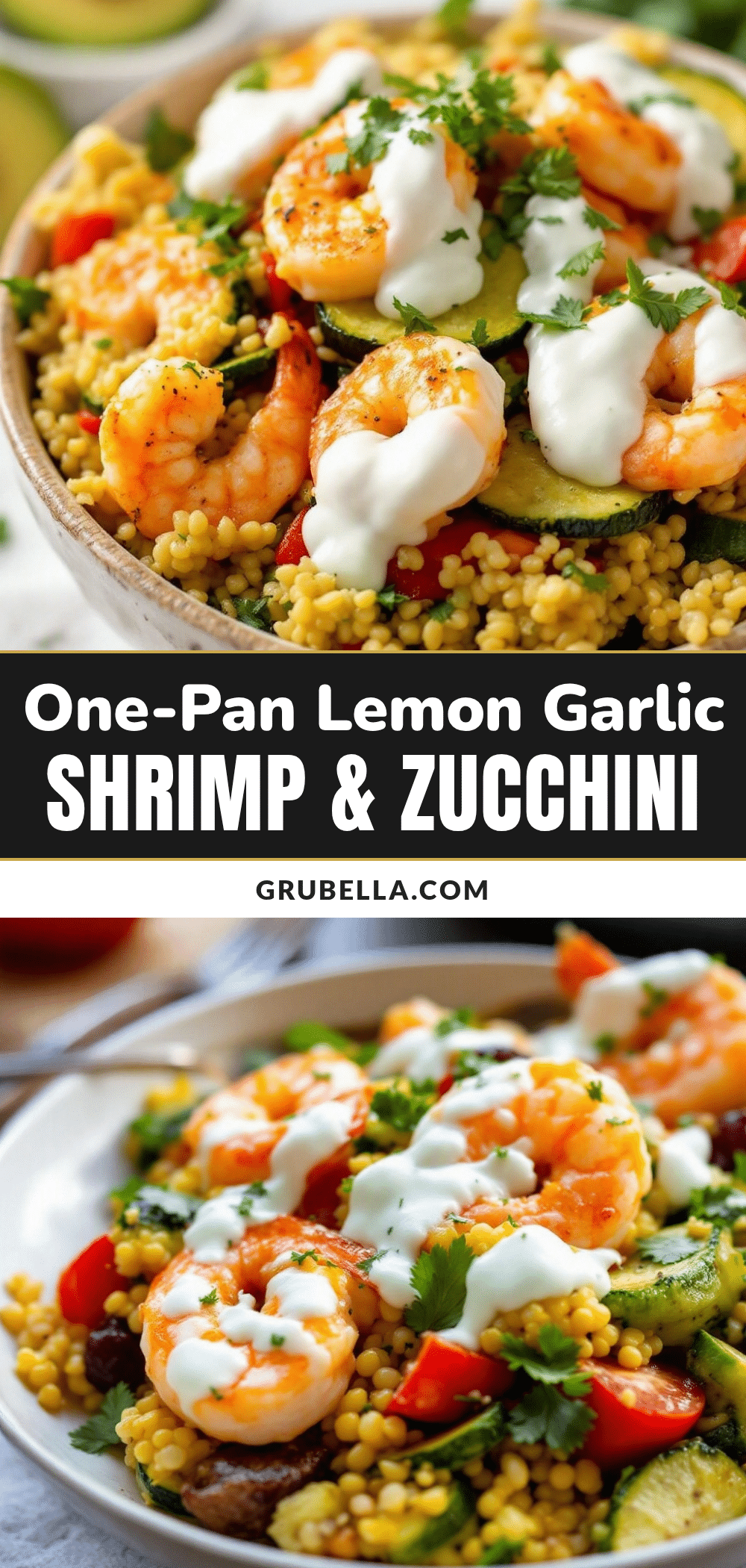 one-pan lemon garlic shrimp and zucchini skillet recipe