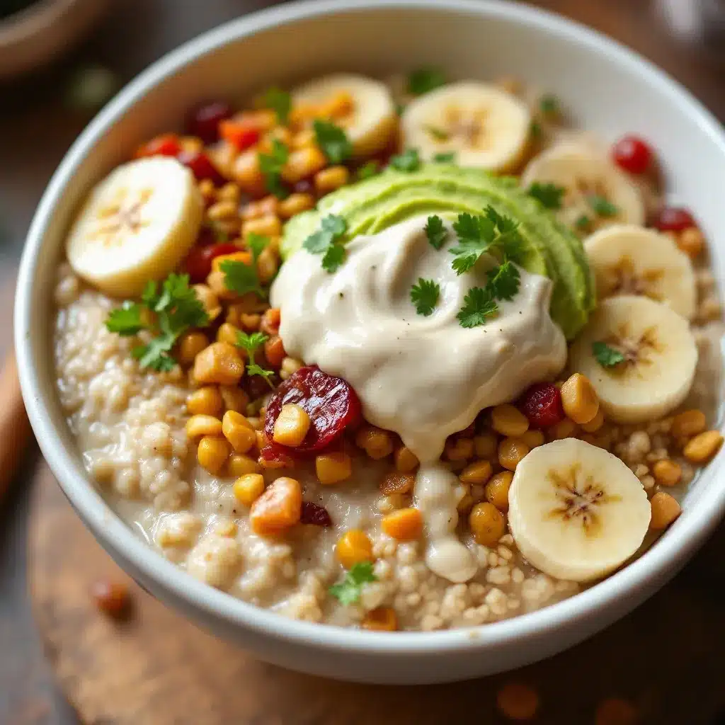 peanut butter banana overnight oats preparation steps