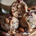 peanut butter protein balls - featured image
