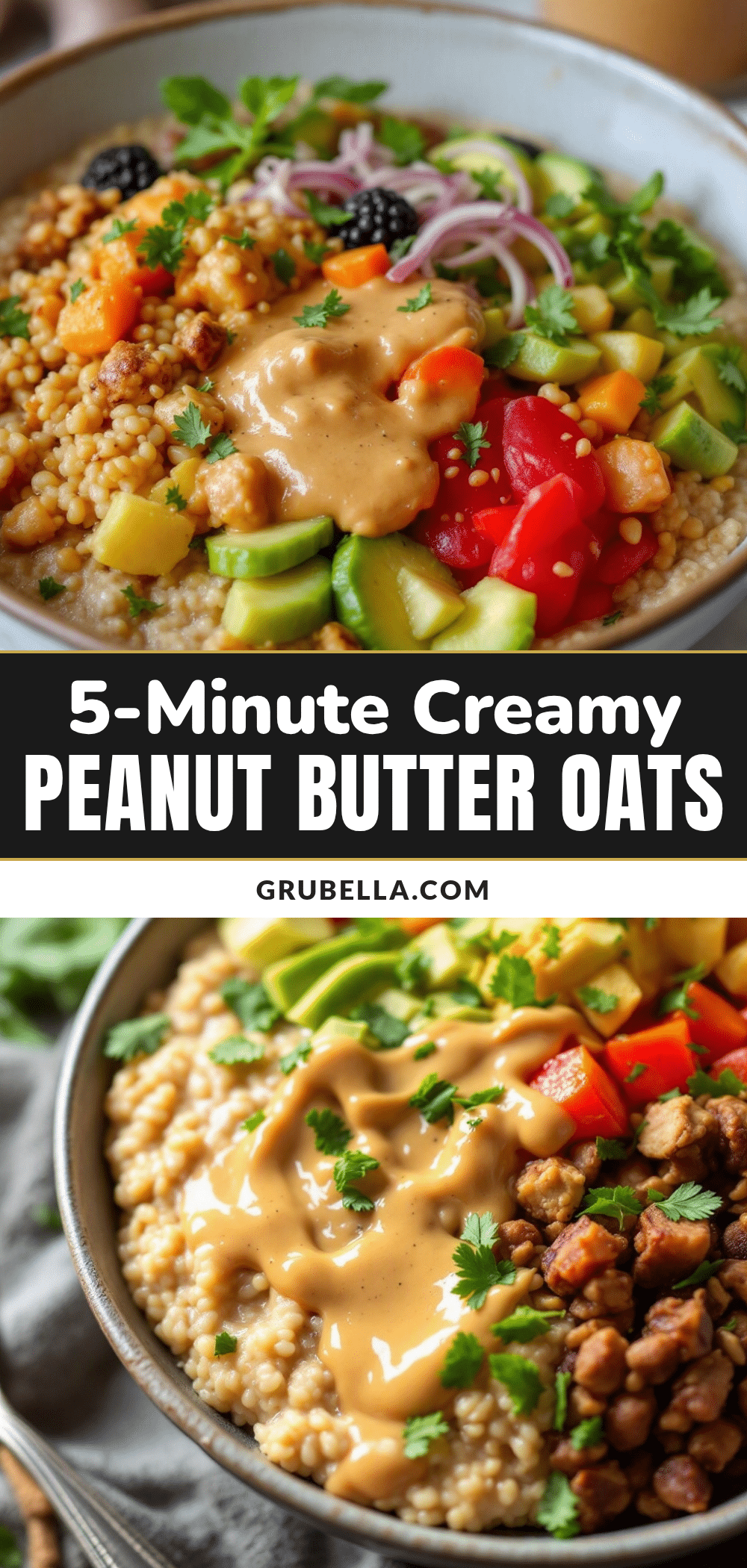 Peanut butter protein overnight oats recipe