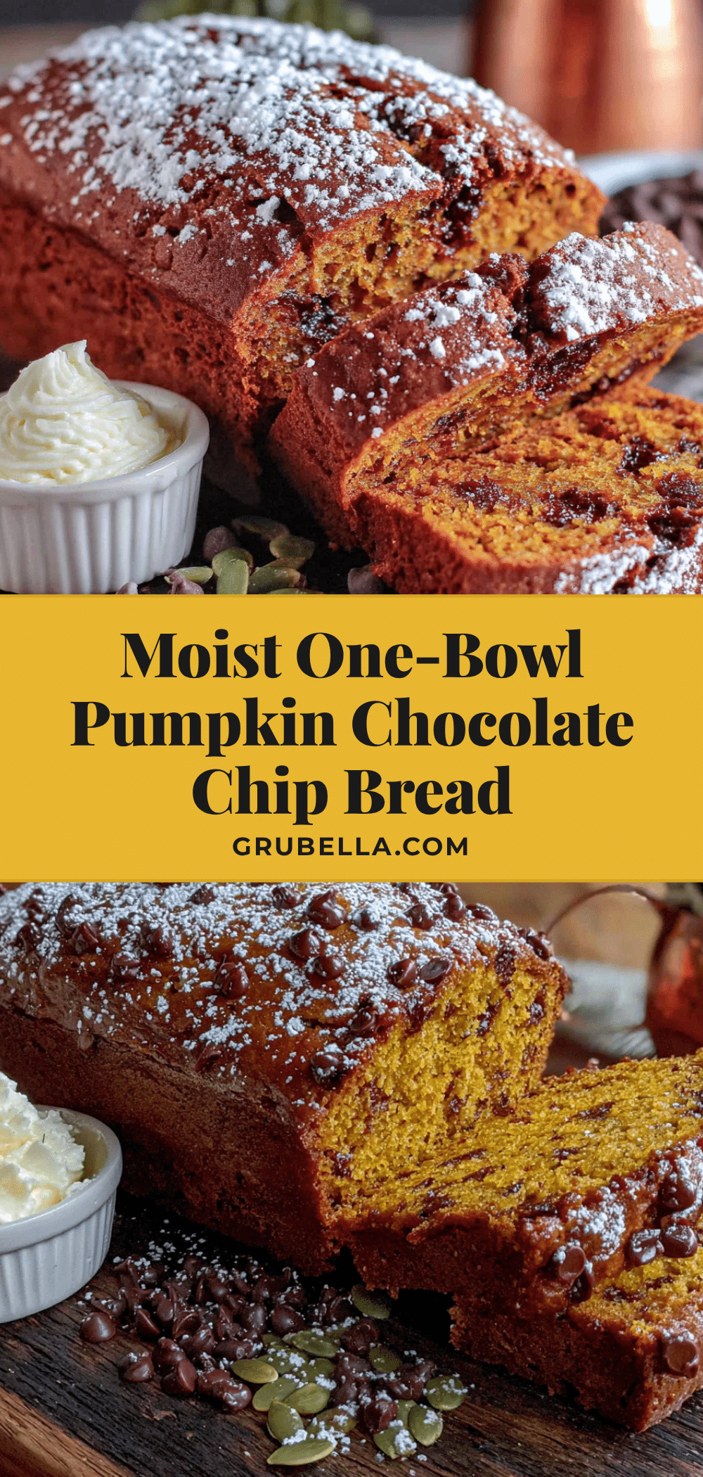 pumpkin chocolate chip bread recipe