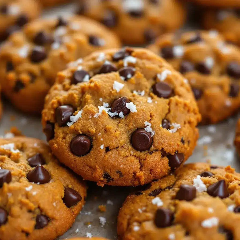 pumpkin chocolate chip cookies with sea salt preparation steps