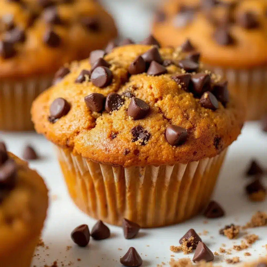 pumpkin chocolate chip muffins preparation steps