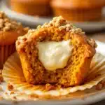 pumpkin cream cheese muffins - featured image