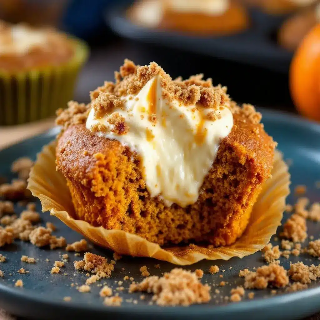 pumpkin cream cheese muffins preparation steps