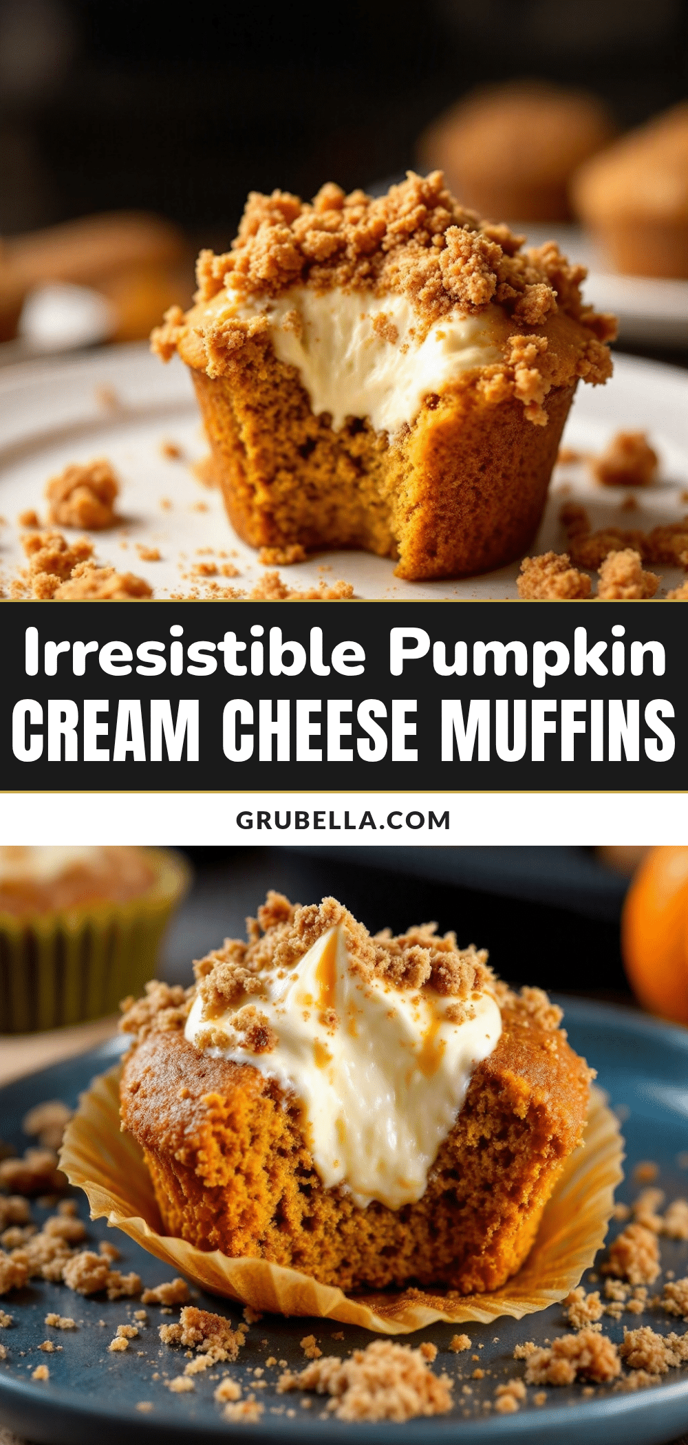 pumpkin cream cheese muffins recipe