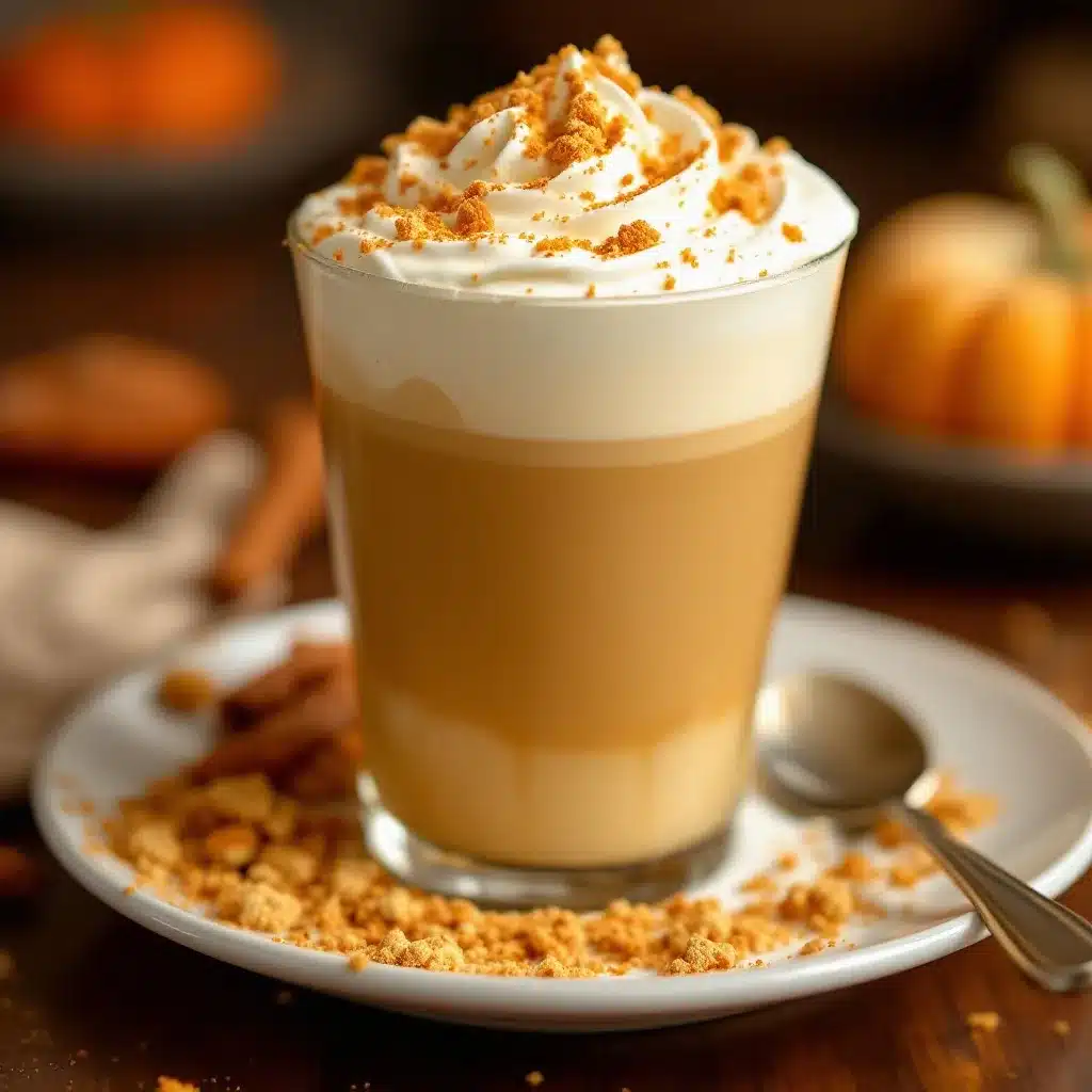 pumpkin cream cold foam coffee preparation steps