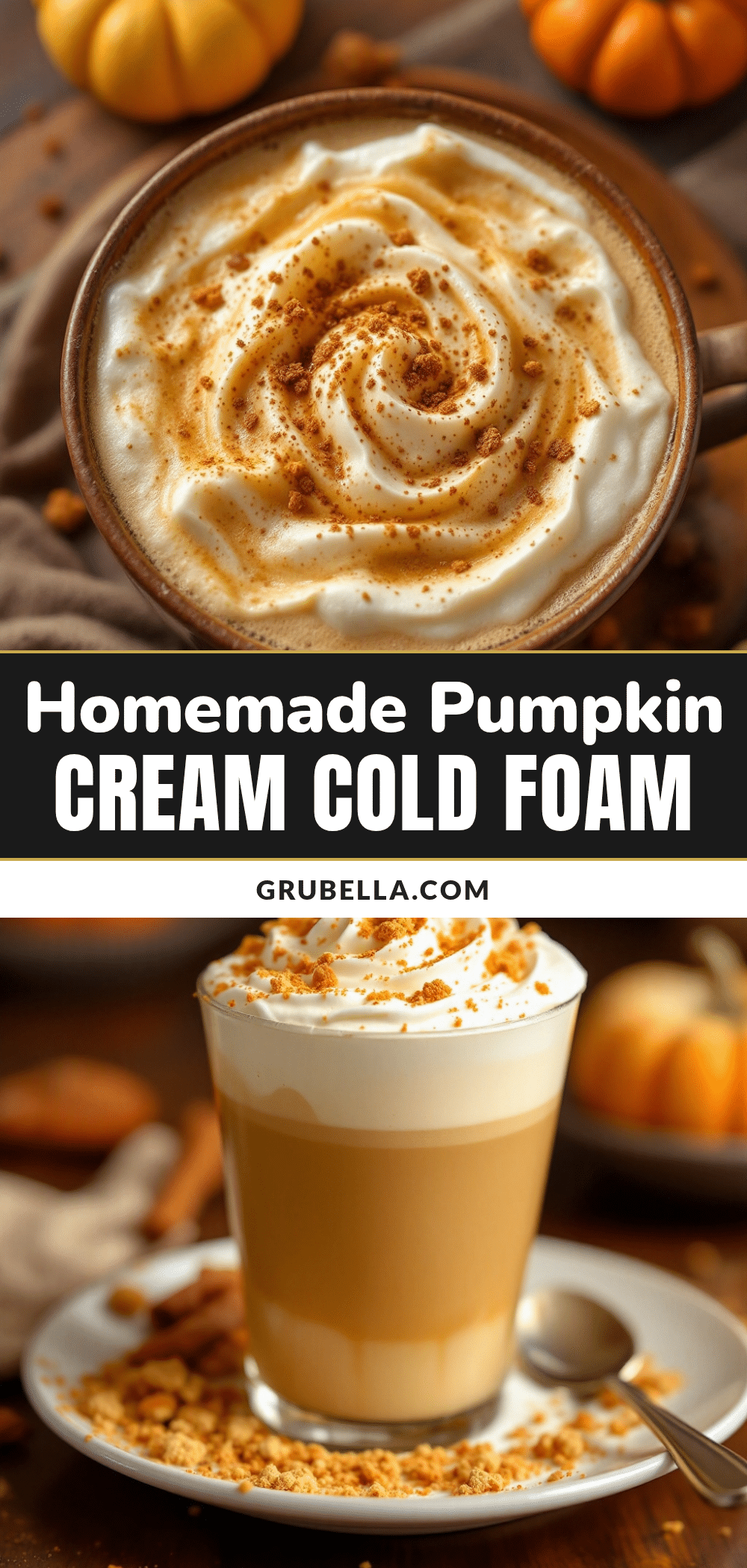 pumpkin cream cold foam coffee recipe