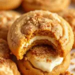pumpkin snickerdoodle cookies - featured image