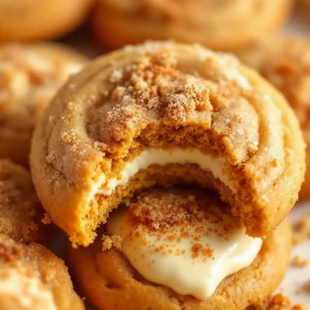 pumpkin snickerdoodle cookies - featured image