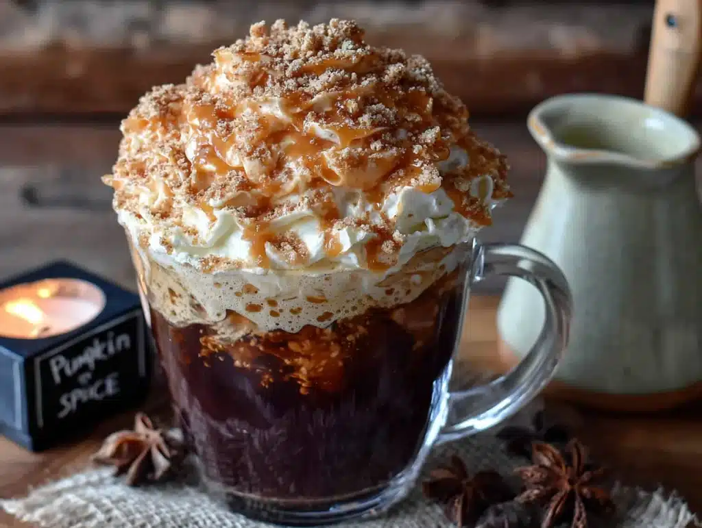 pumpkin spice cold foam coffee - featured image