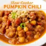 pumpkin turkey chili - featured image
