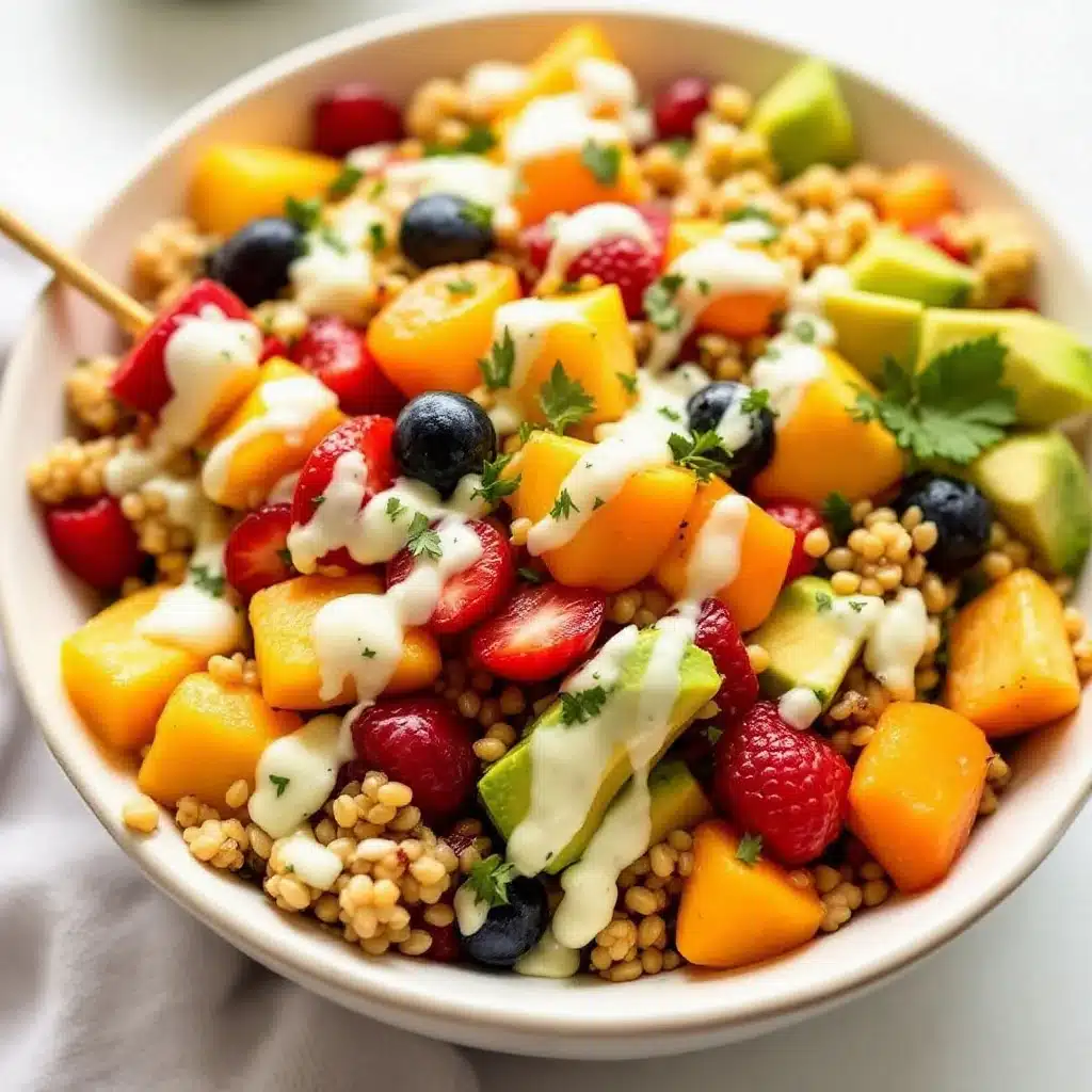 rainbow fruit and cheese kabobs - featured image