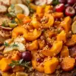 roasted butternut squash and apple charcuterie board - featured image