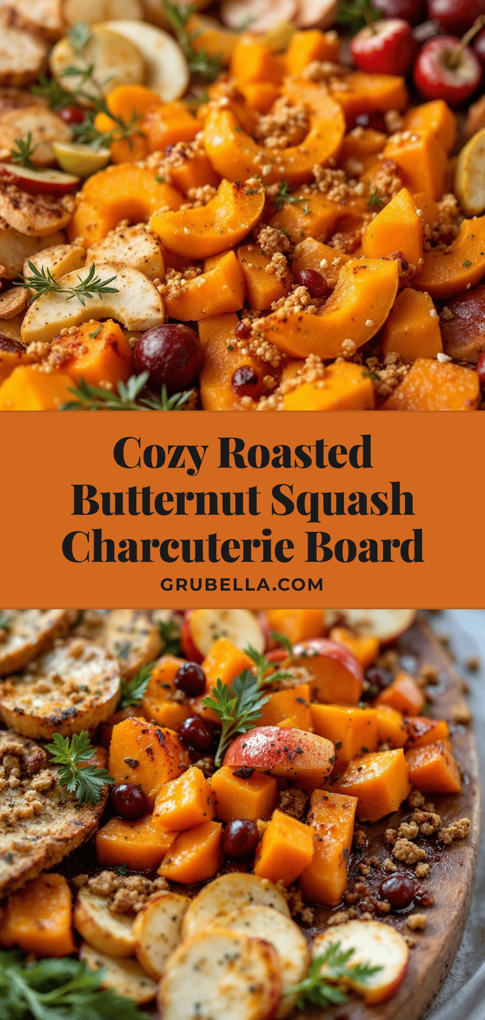 roasted butternut squash and apple charcuterie board recipe