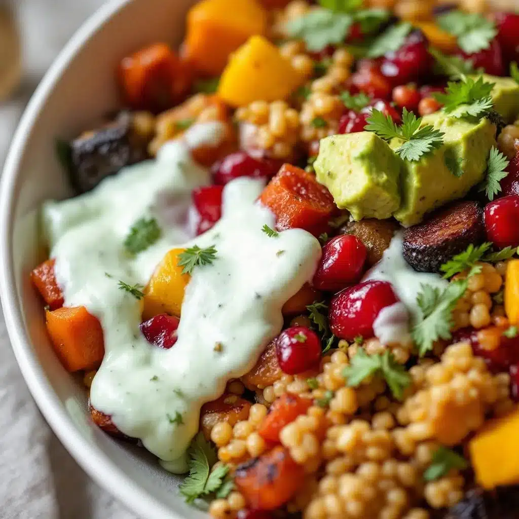 roasted root vegetables with pomegranate glaze - featured image