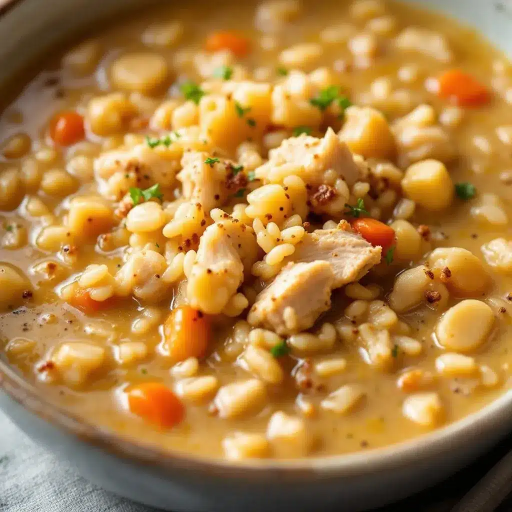slow cooker chicken and wild rice soup preparation steps