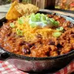 slow cooker football chili - featured image
