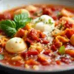 slow cooker lasagna soup - featured image
