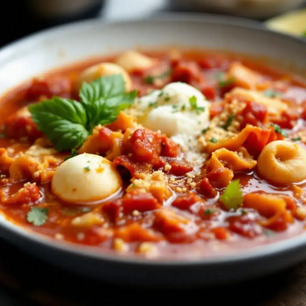 slow cooker lasagna soup preparation steps