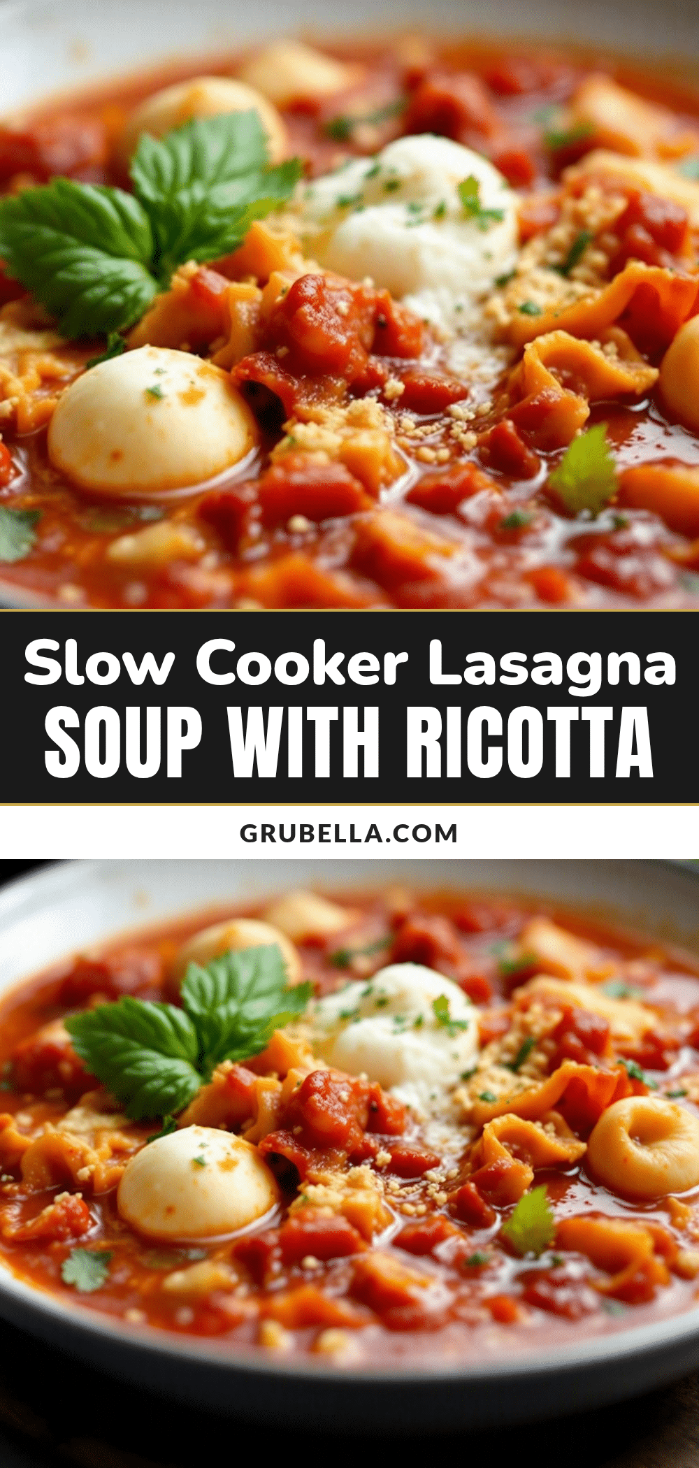 slow cooker lasagna soup recipe