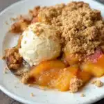small-batch peach cobbler for two - featured image