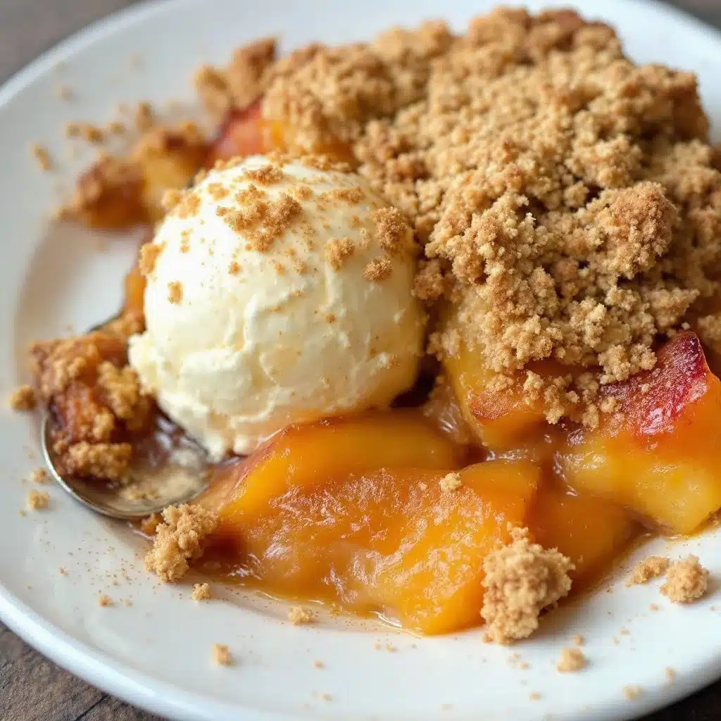 small-batch peach cobbler for two - featured image